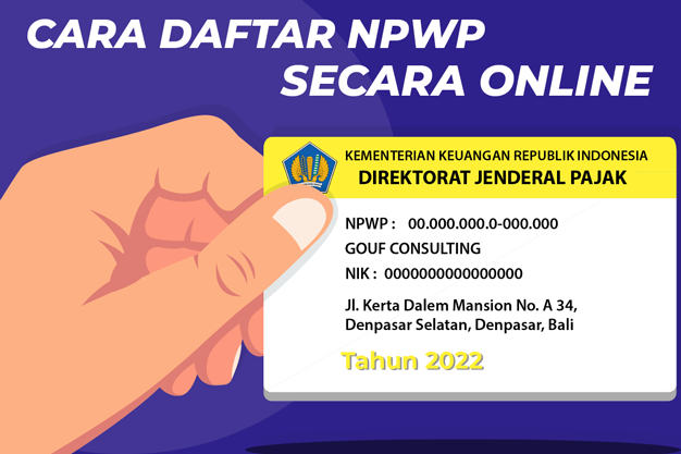 cara daftar npwp secara online tahun 2022