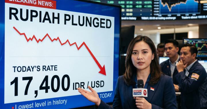 rupiah anjlok