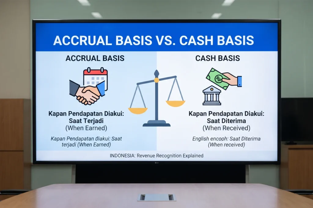 Accrual Basis vs Cash Basis: Kapan Pendapatan Diakui?
