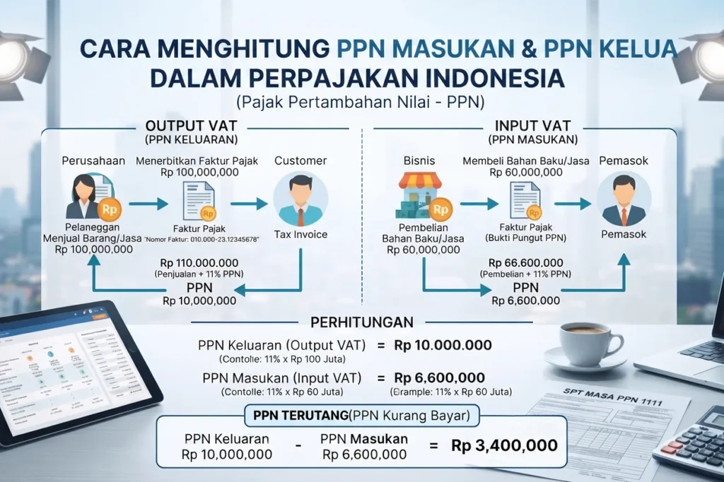 Cara Menghitung PPN Masukan dan PPN Keluaran