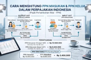 cara menghitung ppn keluaran dan ppn masukan