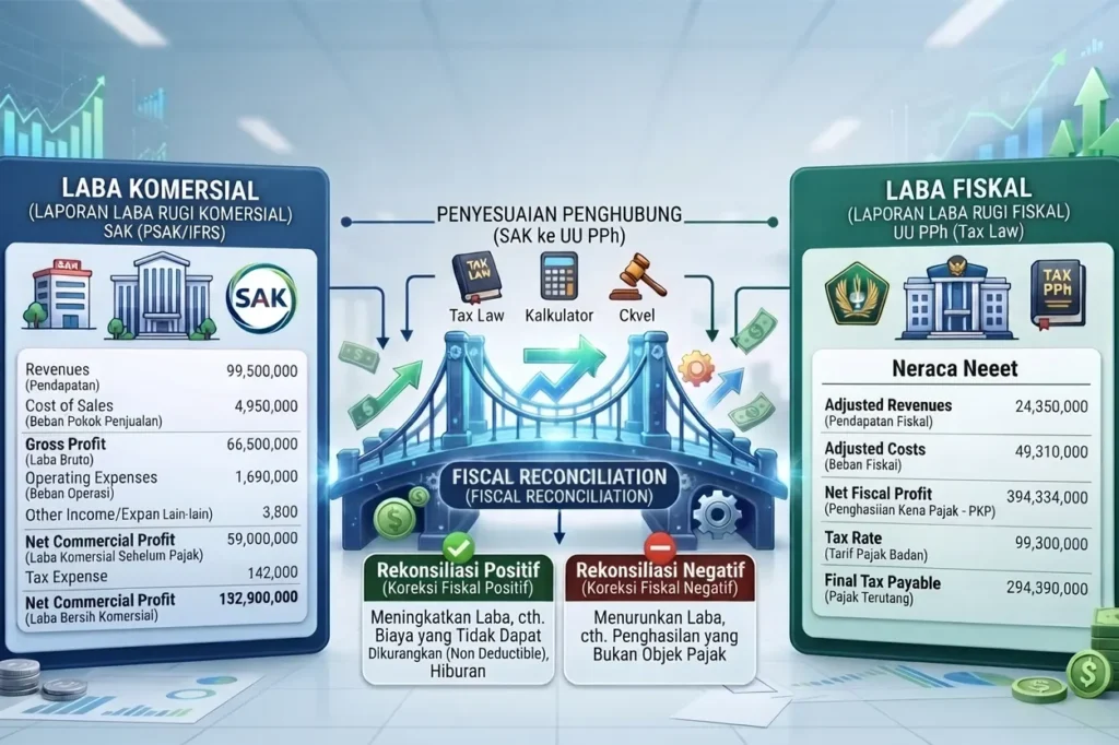 Perbedaan Laba Komersial dan Laba Fiskal