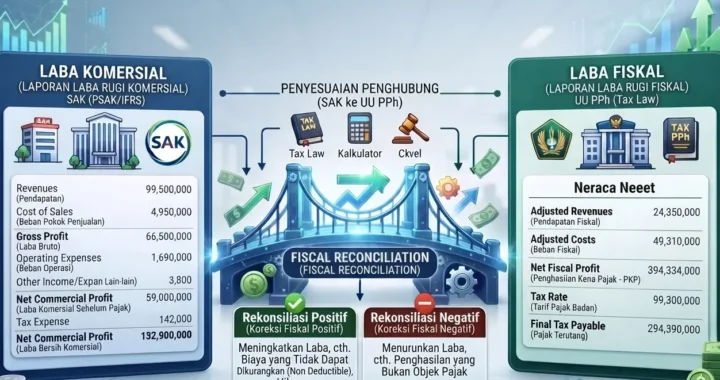 Perbedaan Laba Komersial dan Laba Fiskal