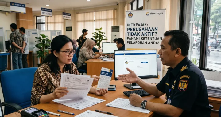 perusahaan tidak aktif wajib lapor pajak