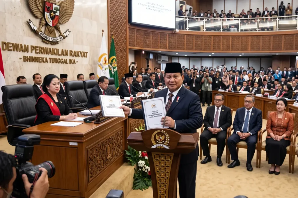 Prabowo Ajukan 4 Calon Dewan Gubernur BI ke DPR