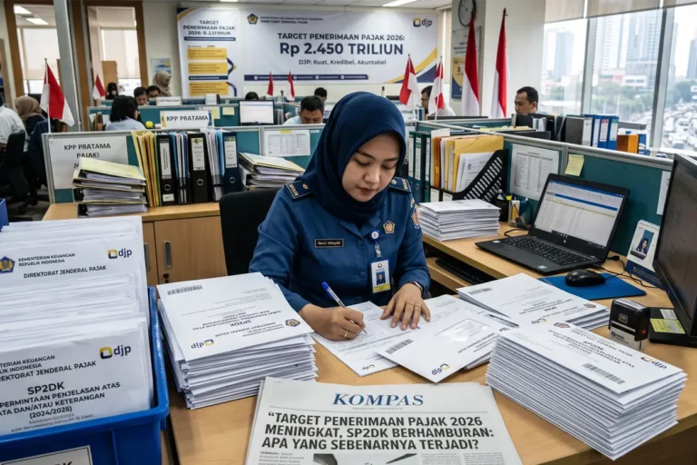 SP2DK Pajak Meningkat Saat Target Penerimaan Pajak 2026